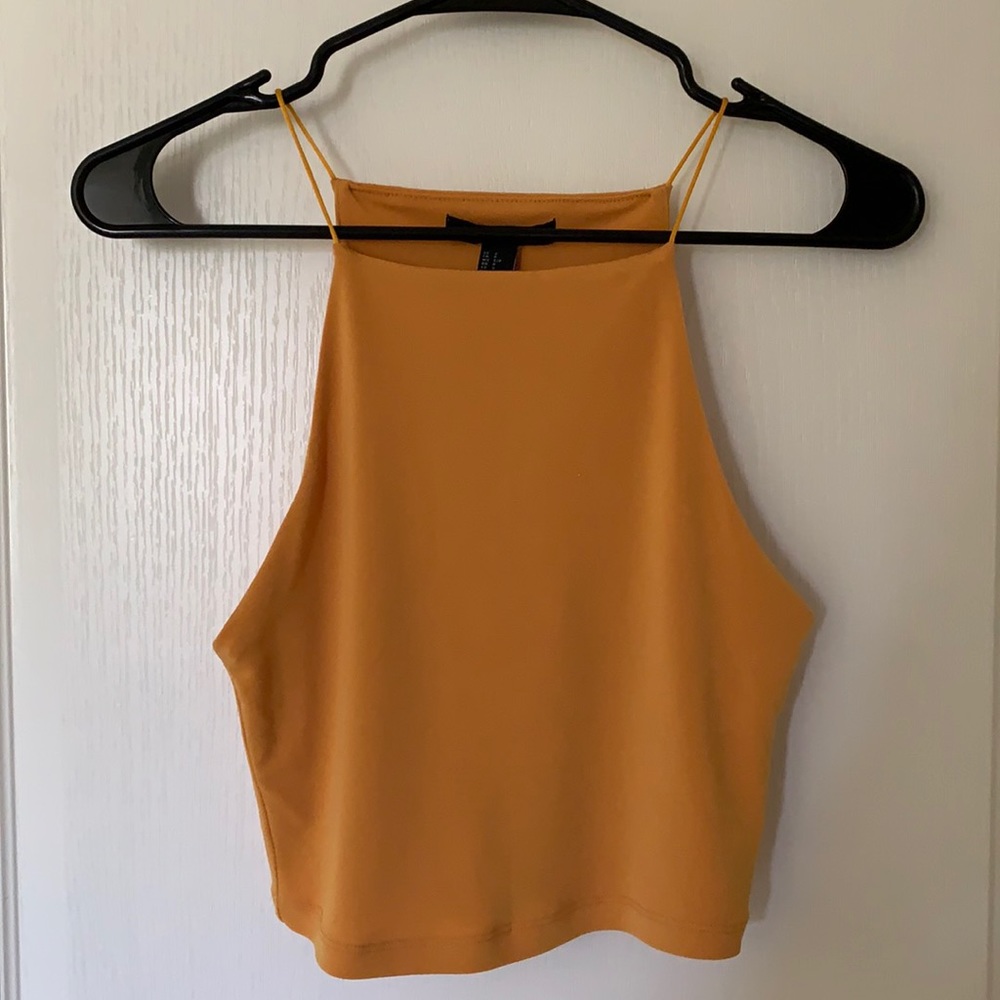 High Neck Crop Top